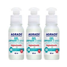 AGRADO  HIDROLCOLICO LIMPIADOR MANOS 80ML.