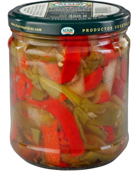 ALSUR ENSALADA PIMIENTOS ROJO/VERDES T/ 370 GRS (019)