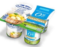 ASTURIANA YOGURT DESNATADO C/MANZANA PACK 4 UD