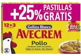 AVECREM CALDO DE POLLO 12+3 PASTILLAS