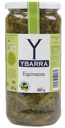 AYALA / YBARRA ESPINACAS TARRO 400 GRS (058)
