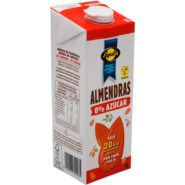 AYALA ALMENDRA 0%.AZUCAR BRIK 1L.
