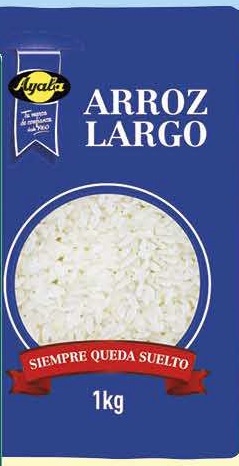 AYALA ARROZ LARGO PAQUETE 1KG. (066)