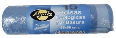 AYALA BOLSA C.FACIL 55X56 PTE. 15U.