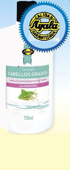 AYALA CHAMPU KERATINA GRASO 750ML. (073)