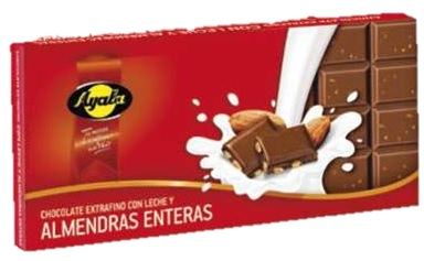 AYALA CHOCOLATE LECHE-ALMENDRA 150G (076)
