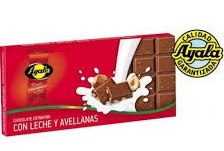 AYALA CHOCOLATE LECHE-AVELLANA 150G (076)
