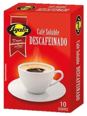 AYALA DESCAFEINADO 10 SOBRES 2 GRS