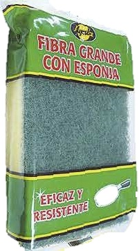 AYALA F. VERDE 10x15CM. CON ESPONJA