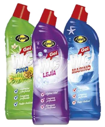 AYALA GEL WC AZUL MARINO 1L. (095)