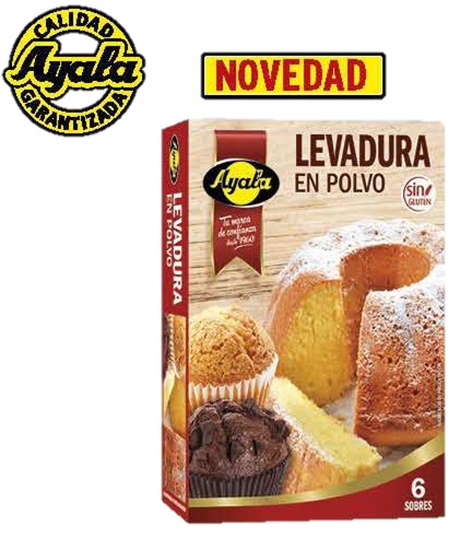 AYALA LEVADURA POLVO 6 SOBRES, 90G.