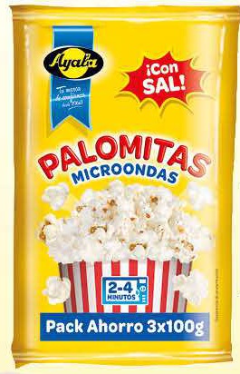 AYALA PALOMITAS MICRO C/SAL P-3X100