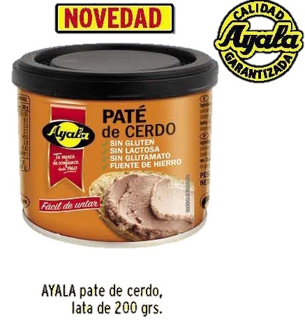 AYALA PATE CERDO, LATA 200G.