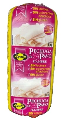 AYALA PECHUGA PAVO SANDWICH PZA.3KG