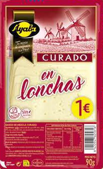 AYALA QUESO CURADO EN LONCHAS 90 GRS (132)