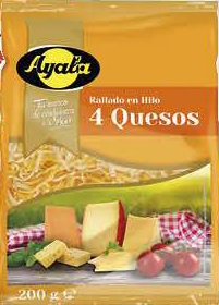 AYALA RALLADO 4 QUESOS 200G.