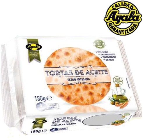 AYALA TORTA ACEITE C/OLIVA P6U.180G