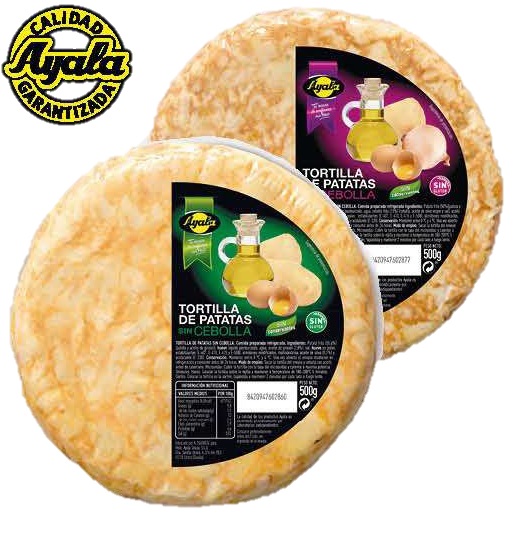 AYALA TORTILLA CON CEBOLLA 500 GRS (145)