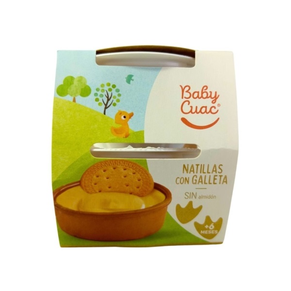BABY CUAC NATILLAS GALLETAS 2U.120G