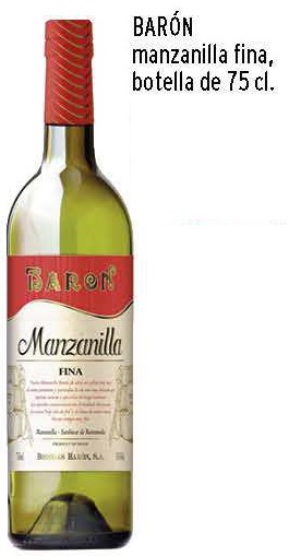 BARON MANZANILLA FINA, DE 75 CL