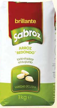 BRILLANTE ARROZ SABROZ 1KG.