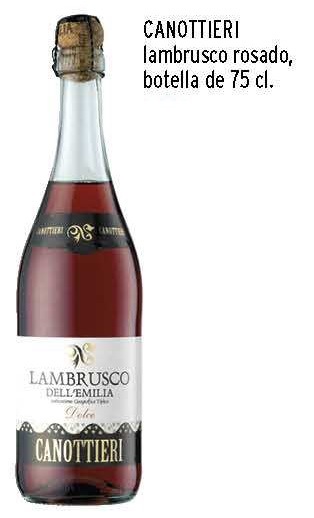 CANOTTIERI  / MEDICI LAMBRUSCO ROSADO DE 75 CL
