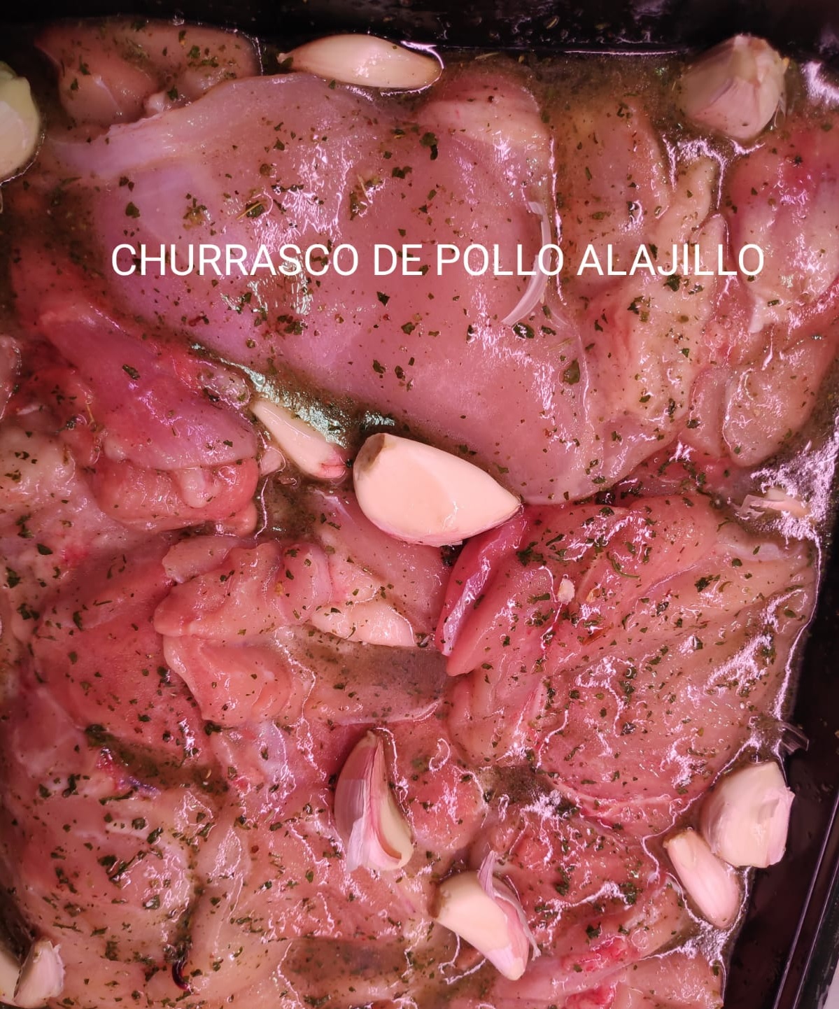 CHURRASCO DE POLLO AL AJILLO, €/KG