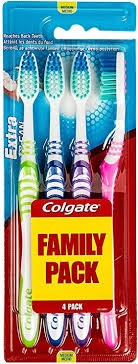 COLGATE CEPILLO EXTRA CLEAN PACK-4U