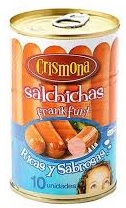 CRISMONA SALCHICHA LATA 230 GRS