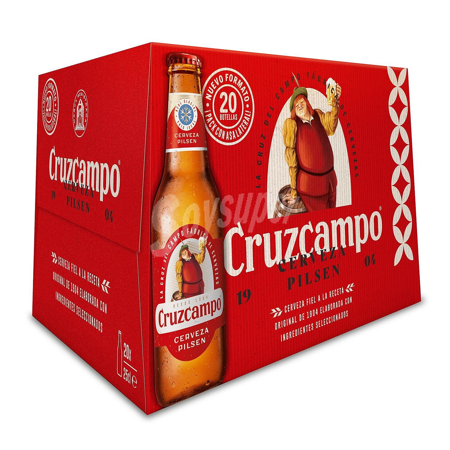 CRUZCAMPO CERVEZA PILSEN 20X25 CL