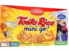 CUETARA TOSTA RICA MINI GO 240 GRS
