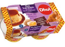 DHUL FLAN HUEVO S/LACTOSA 4X110G.