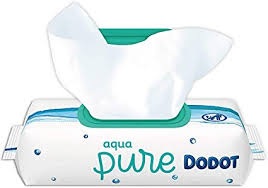 DODOT TOALLITAS AQUA PURE 48U.
