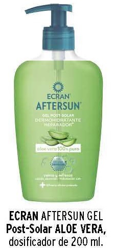 ECRAN AFTERSUN GEL ALOE 200 ML
