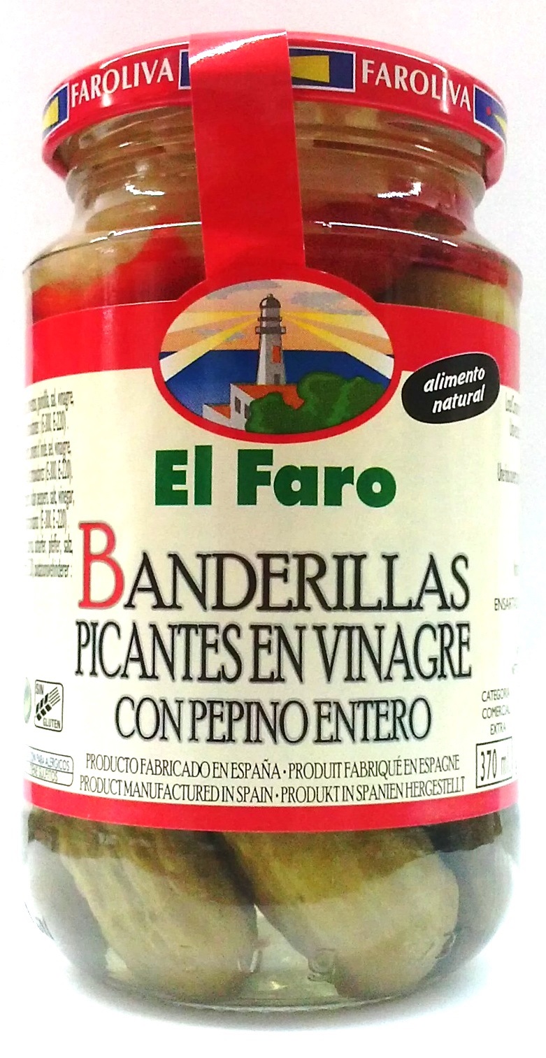 EL FARO BANDERILLAS PICANTES 150/160 G. (224)