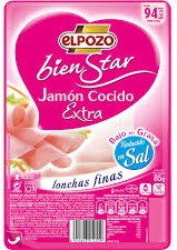 EL POZO JAMON COCIDO B/ GRASA R/SAL (226)