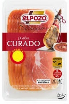EL POZO JAMON CURADO LONCHA 60 GRS PVP 1 €