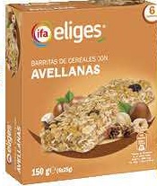 ELIGES BARRITAS CEREALES CACAO / AVELLANA 150 GRS (230)