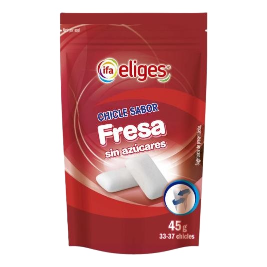 ELIGES CHICLE S/AZ.FRESA BOLSA 45G. (233)