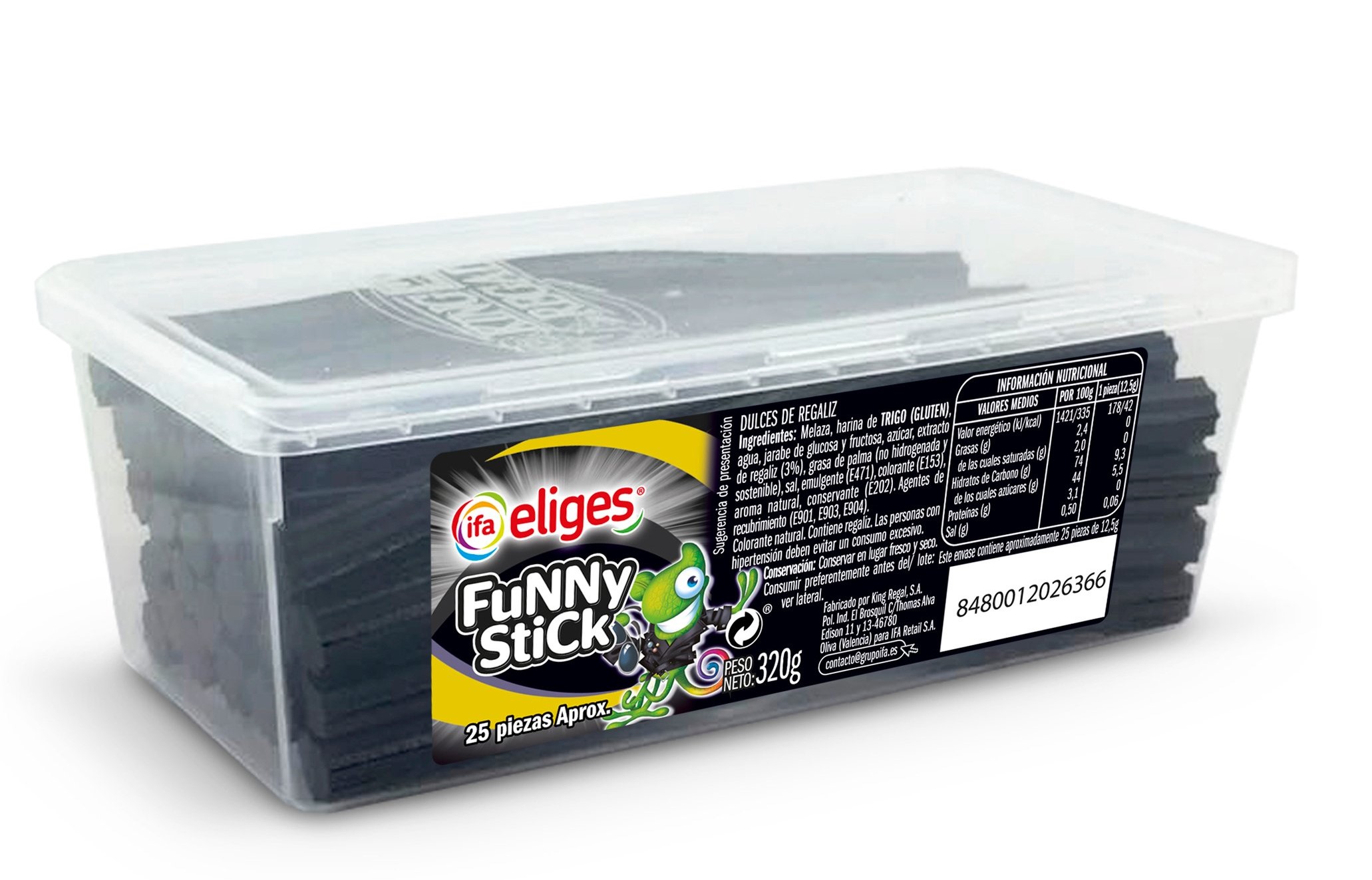 ELIGES MACIZOTE REGALIZ T/320G.