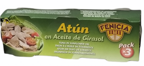 FENICIA / SAGRES A AC.GIRASOL PACK-3X52G.