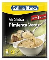 GALLINA BLANCA SALSA PIMIENTA VERDE 50G. (291)