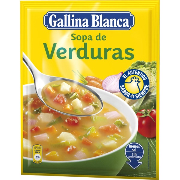 GALLINA BLANCA SOPA VERDURAS GNA.BCA. 1 SOB. (292)