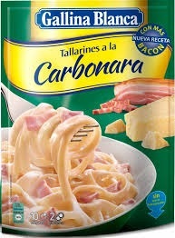GALLINA BLANCA TALLARINES A LA CARBONARA (290)