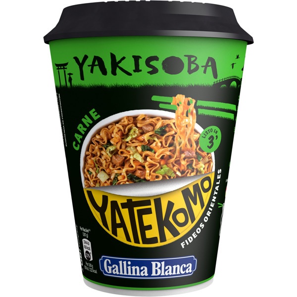 GALLINA BLANCA YAKISOBA  CARNE VASO 92 GRS (293)