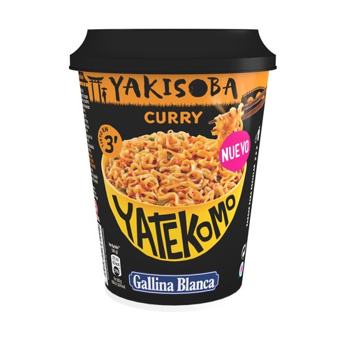 GALLINA BLANCA YAKISOBA CURRY VASO 92G. (293)