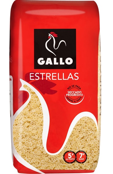 GALLO ESTRELLAS PASTA 250 GRS (297)