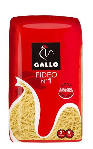 GALLO FIDEOS Nº 1 500 GRS (296)