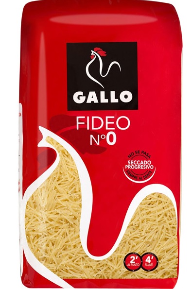GALLO FIDEOS Nº.0 PASTA 250G (297)