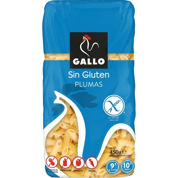 GALLO MACARRON ARROZ S/GLUTEN 500G. (298)